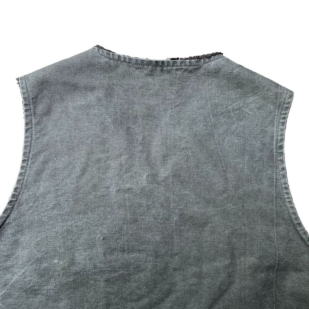 Carhartt V26 GVL Sandstone Duck Sherpa Lined Work Vest Men's XL Regular - Picture 11 of 13